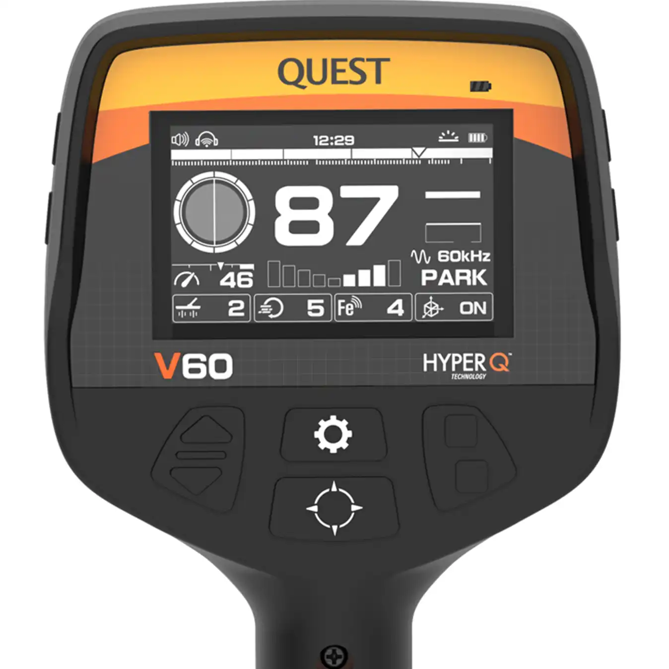 Quest V60 Metalldetektor + gratis XPointer Orange Pinpointer