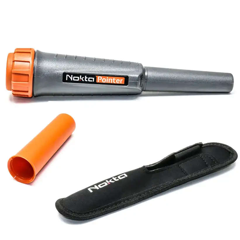 Gebraucht - Nokta-Pointer Pinpointer mit 2 Schutzhüllen, Holster und 9V Batterie