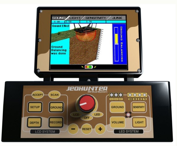 Rückläufer wie neu - Nokta Jeohunter 3D Dual System Bodenscanner Metalldetektor
