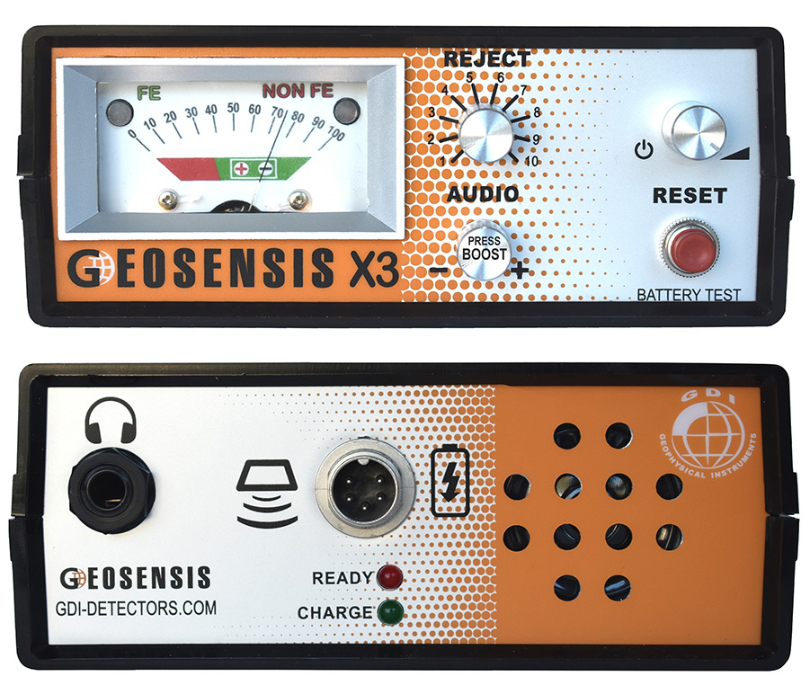 Vorführgerät wie neu - GDI Geosensis X3 Metalldetektor + Data-Logger und 3D-Software