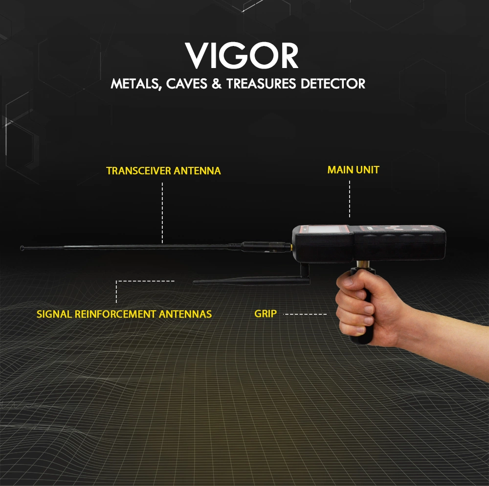 VIGOR Long Range : Kompaktes Gerät zum Aufspüren von Gold und Schätzen